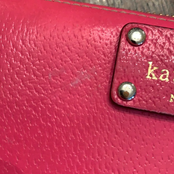 Kate Spade ♠️ Pink Zip Around Wallet EUC! - Picture 3 of 10